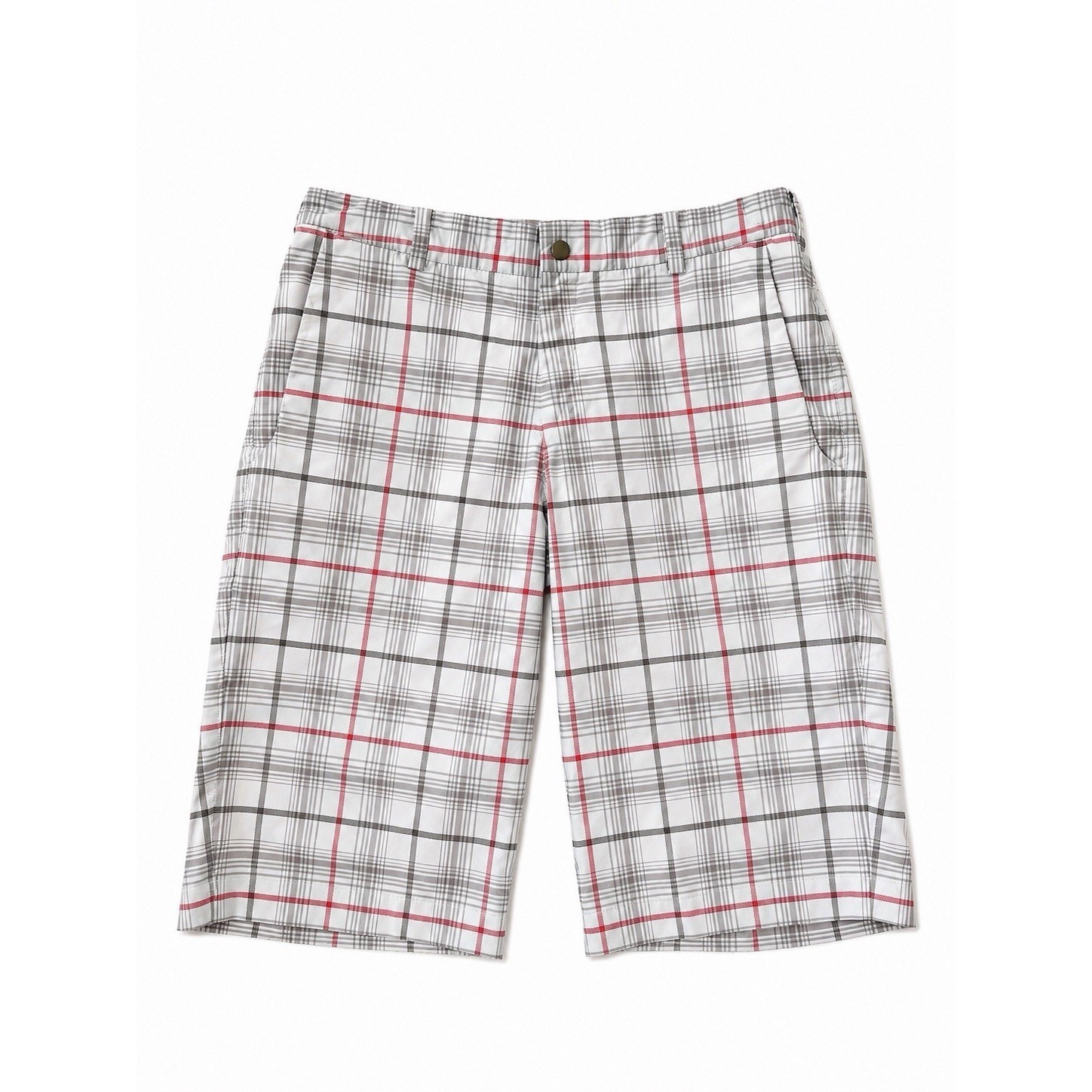 Nike Golf Tour Performance 30 White Plaid Dri Fit Golf Shorts Stretch
